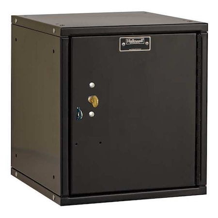 Box Locker, 11 3/8 in W, 12 in D, 12 3/4 in H, (1) Tier, (1) Wide, Black MPN:HC121212-1PL-K-ME