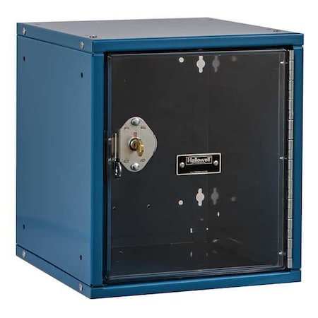 Box Locker, 11 3/8 in W, 12 in D, 12 3/4 in H, (1) Tier, (1) Wide, Blue MPN:HC121212-1SVP-K-MB