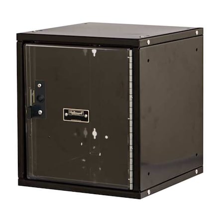 Box Locker, 11 3/8 in W, 12 in D, 12 3/4 in H, (1) Tier, (1) Wide, Black MPN:HC121212-1SVP-ME