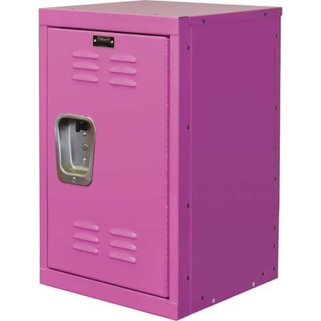 Wardrobe Locker, 15 in W, 15 in D, 24 in H, (1) Tier, (1) Wide, Pink MPN:HKL1515(24)-1BG