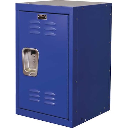 Wardrobe Locker, 15 in W, 15 in D, 24 in H, (1) Tier, (1) Wide, Blue MPN:HKL1515(24)-1GS