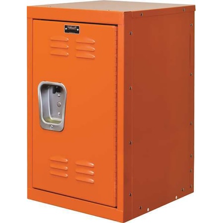 Wardrobe Locker, 15 in W, 15 in D, 24 in H, (1) Tier, (1) Wide, Orange MPN:HKL1515(24)-1HP