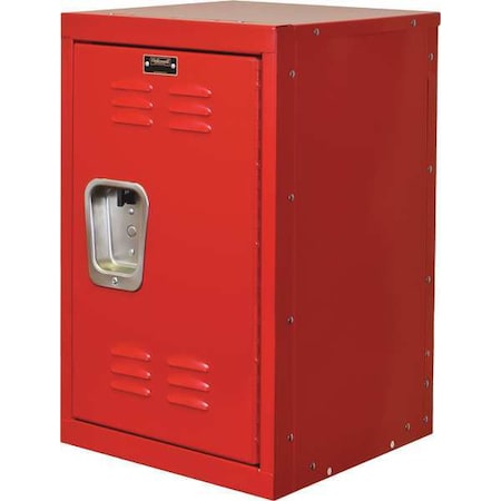 Wardrobe Locker, 15 in W, 15 in D, 24 in H, (1) Tier, (1) Wide, Red MPN:HKL1515(24)-1RR