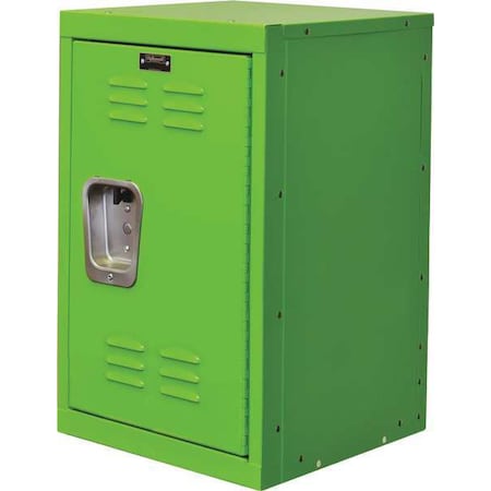 Wardrobe Locker, 15 in W, 15 in D, 24 in H, (1) Tier, (1) Wide, Green MPN:HKL1515(24)-1SA