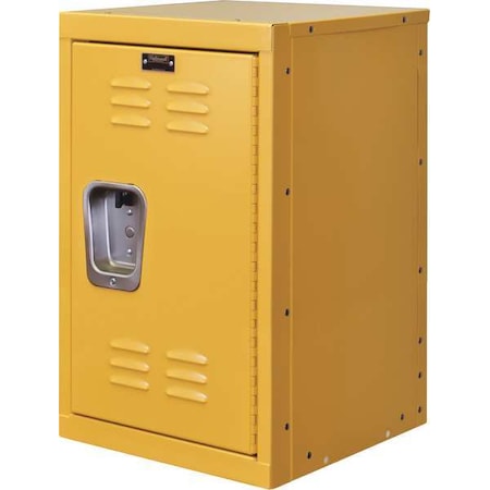 Wardrobe Locker, 15 in W, 15 in D, 24 in H, (1) Tier, (1) Wide, Yellow MPN:HKL1515(24)-1TY