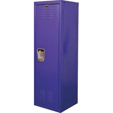 Wardrobe Locker, 15 in W, 15 in D, 48 in H, (1) Tier, (1) Wide, Purple MPN:HKL151548-1PR