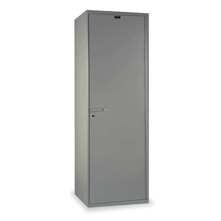 Wardrobe Locker, 18 in W, 22 in D, 72 in H, (1) Tier, (1) Wide, Light Gray MPN:HTC822-1AS-PL