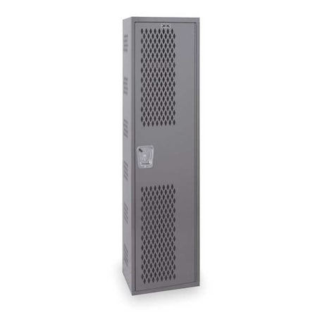 Wardrobe Locker, 12 in W, 18 in D, 72 in H, (1) Tier, (1) Wide, Dark Gray MPN:HWBA282-1HG