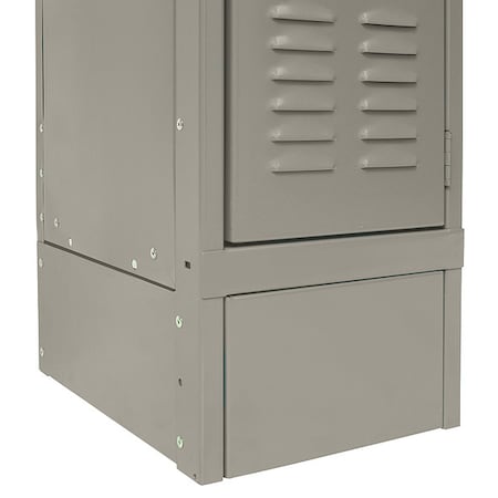 LockerEndBase, Side, SSteel, 6