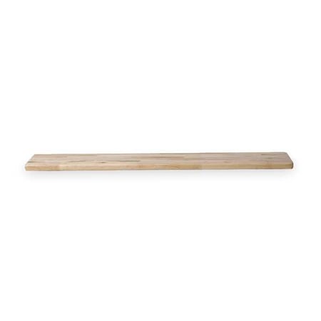 Pedestal Bench Top, W 96, D 9 1/4, Maple MPN:MBT96