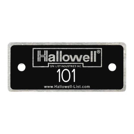 Number Plate, Numbers 101 to 200, Aluminum MPN:NPH101-200