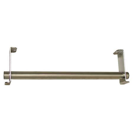 Locker Coat Rod, 18 in Length, Tan, Steel MPN:PPCR18