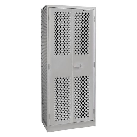 Wardrobe Locker, 42 3/8 in W, 24 in D, 78 in H, (1) Tier, (1) Wide, Dark Gray MPN:TA50HT422478VE-HG