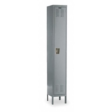 Wardrobe Locker, 12 in W, 12 in D, 66 in H, (1) Tier, (1) Wide, Dark Gray MPN:U1226-1A-HG