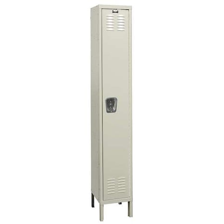 Wardrobe Locker, 12 in W, 12 in D, 78 in H, (1) Tier, (1) Wide, Tan MPN:U1228-1G-A-PT