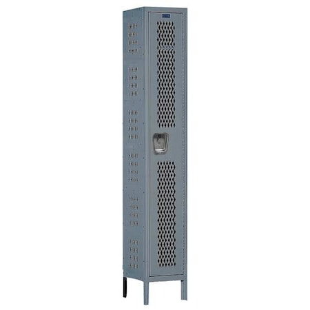 Wardrobe Locker, 12 in W, 12 in D, 78 in H, (1) Tier, (1) Wide, Dark Gray MPN:U1228-1HV-A-HG