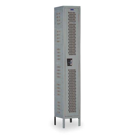 Wardrobe Locker, 12 in W, 18 in D, 78 in H, (1) Tier, (1) Wide, Dark Gray MPN:U1288-1HV-A-HG