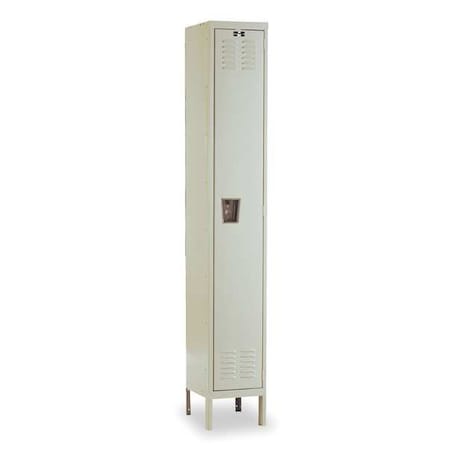 Wardrobe Locker, 15 in W, 21 in D, 78 in H, (1) Tier, (1) Wide, Tan MPN:U1518-1PT