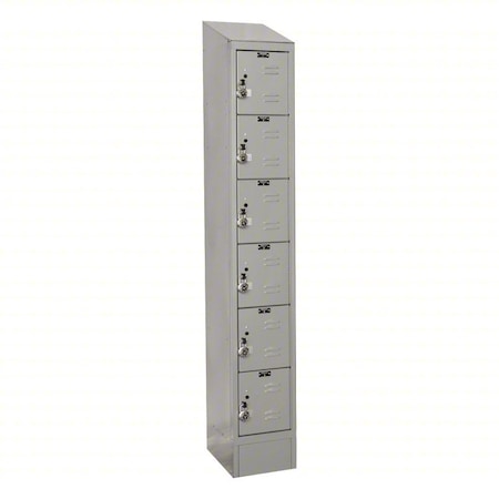 Locker, 12 in W, 15 in D, 78 in H MPN:URB1258-6ASB-PL