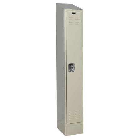 Wardrobe Locker, 12 in W, 18 in D, 78 in H, (1) Tier, (1) Wide, Tan MPN:URB1288-1ASB-PT