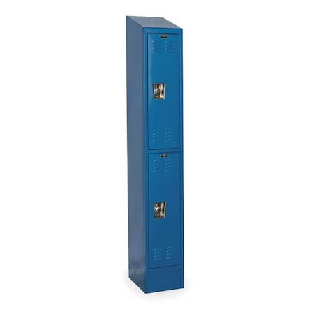 Wardrobe Locker, 12 in W, 18 in D, 78 in H, (1) Wide, (2) Tier, Marine Blue MPN:URB1288-2ASB-MB