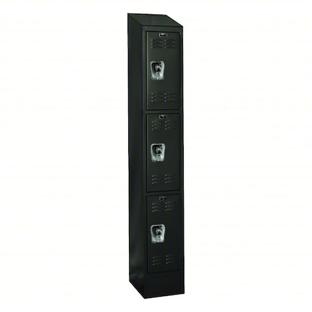 Locker, 12 in W, 18 in D, 78 in H MPN:URB1288-3ASB-ME