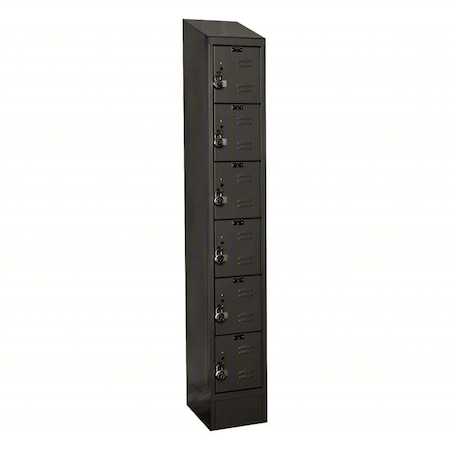 Locker, 12 in W, 18 in D, 78 in H MPN:URB1288-6ASB-ME