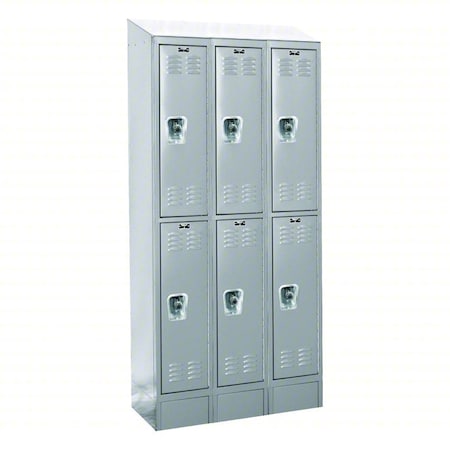 Locker, 12 in W, 12 in D, 78 in H MPN:URB3228-2ASB-PL