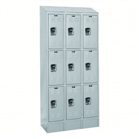 Locker, 12 in W, 15 in D, 78 in H MPN:URB3258-3ASB-PL