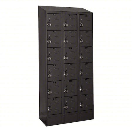 Locker, 12 in W, 18 in D, 78 in H MPN:URB3288-6ASB-ME