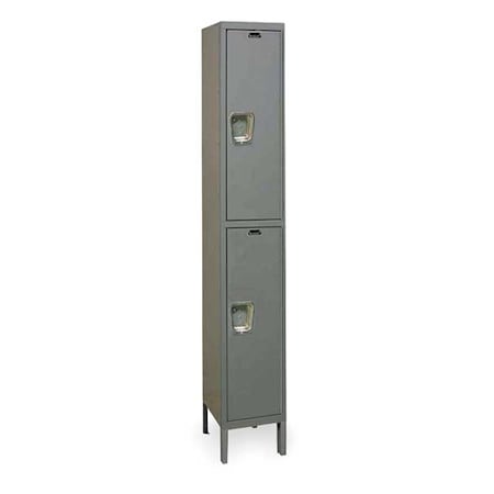 Wardrobe Locker, 18 in W, 18 in D, 78 in H, (1) Wide, (2) Tier, Dark Gray MPN:UY1888-2HG