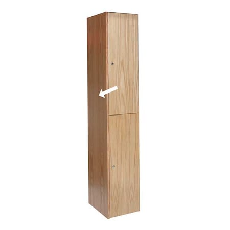 Locker End Panel, Wood, D 18 In, H 72 In MPN:WCEP1872W-RO