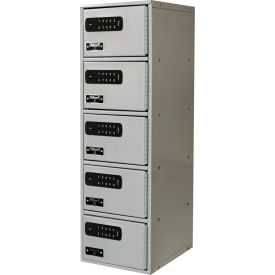 Hallowell® DigiTech 5-Tier 5 Door Phone Locker 9