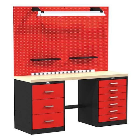 Basic Modular Storage Unit, 60 In, Hardwd MPN:FKBASIC-SM-M