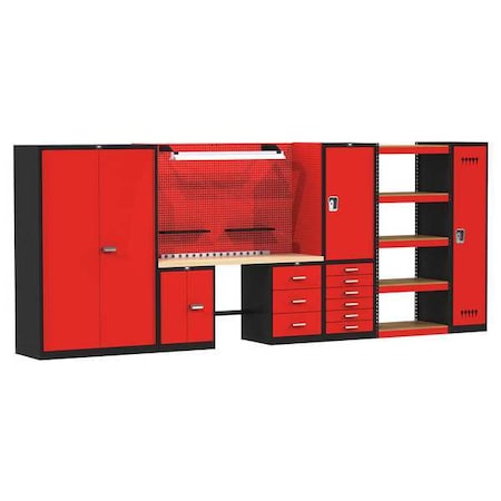 Complete Modular Storage Unit, 210In, Hdwd MPN:FKCOMPLETE-LG-M