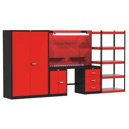 Mixed Modular Storage Unit, 168In, 12 ga. MPN:FKMIXEDSTOR-LG-S