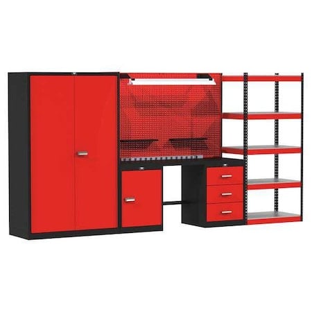 Mixed Modular Storage Unit, 132In, 12 ga. MPN:FKMIXEDSTOR-SM-S