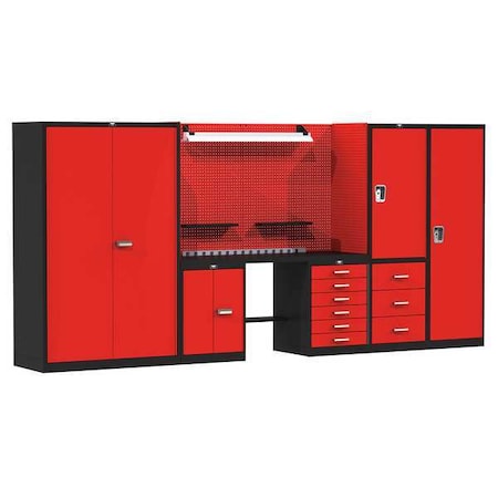 Secure Modular Storage Unit, 168In, 12 ga. MPN:FKSECURESTOR-LG-S