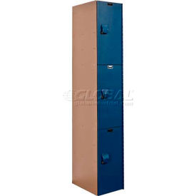 Hallowell® AquaMax 3-Tier 3 Door Plastic Locker 12