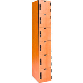 Hallowell® VersaMax 6-Tier 6 Door Phenolic Locker Padlock Hasp 12