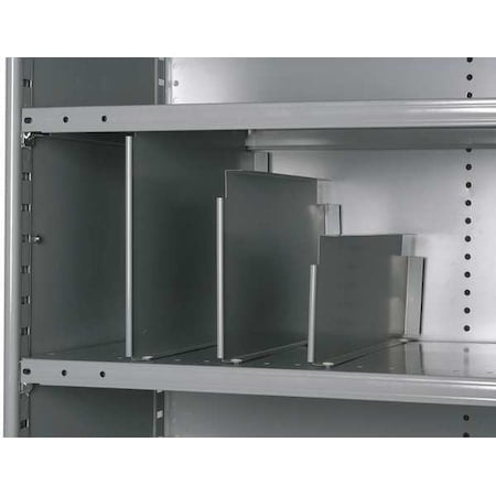 Vertical Shelf Divider, 20 ga., Gray, PK12 MPN:5240-2409-12HG