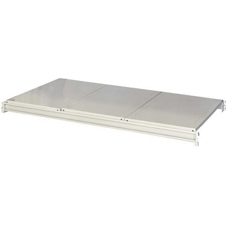 Shelf, 36 in D, 60 in W, 1 Shelves, Light Gray MPN:HBRL6036S-PL