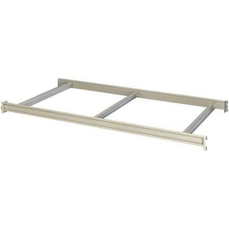 Shelf, 36 in D, 96 in W, 1 Shelves, Light Gray MPN:HBRL9636PL