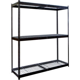 Hallowell Rivetwell 3 Shelf Double Rivet Boltless Shelving Starter 72