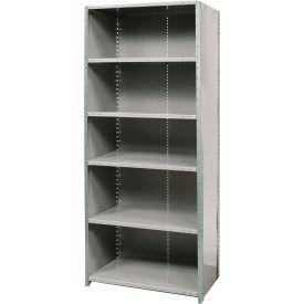 Hallowell Hi-Tech Closed Stand Alone Shelving 6 Shelves 800 lb. Cap 36