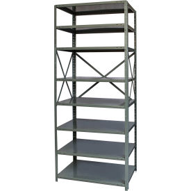 Hallowell Hi-Tech Open Stand Alone Shelving 8 Shelves 800 lb. Cap 36