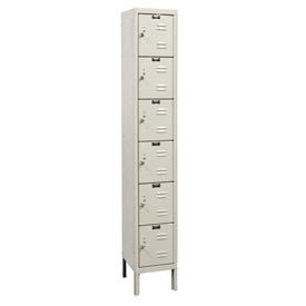 Hallowell® Galvanite 6-Tier 6 Door Corrosion Resistant Locker 12