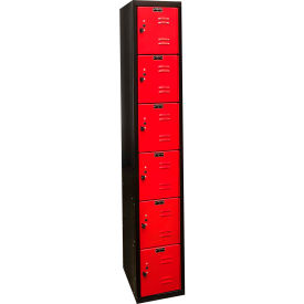 Hallowell® 6-Tier 6 Door Tie Locker 12