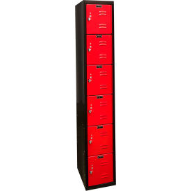 Hallowell® 6-Tier 6 Door Tie Locker 12