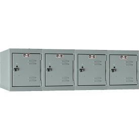 Hallowell® 1-Tier 4 Door Premium Wall Mount Locker 48